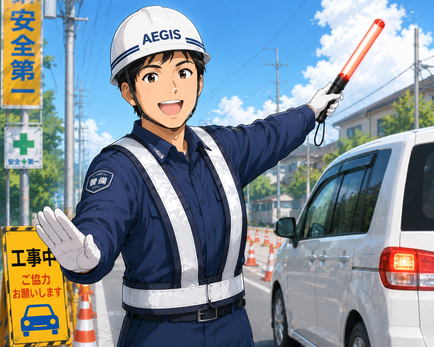【横浜市の土木・舗装工事会社様へ】交通誘導警備なら迅速対応！現場の安全と工期を支えます